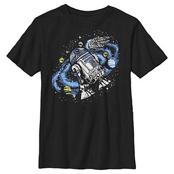 Boys 8-20 Star Wars R2-D2 Floating 2 Graphic Tee