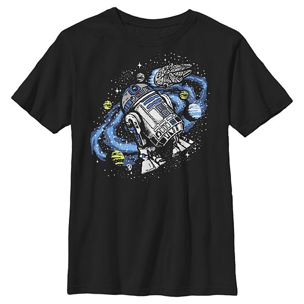 Boys 8-20 Star Wars R2-D2 Floating 2 Graphic Tee