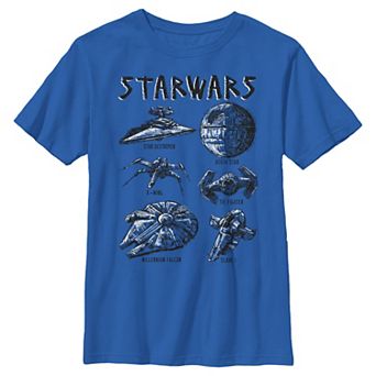 Boys 6-20 Star Wars Ship Alert Graphic Tee