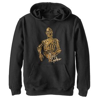 Boys 8-20 Star Wars The Rise of Skywalker C-3PO Stay Golden Pullover Graphic Hoodie