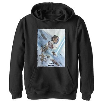 Boys 8-20 Star Wars The Rise of Skywalker Rey Poster Pullover Graphic Hoodie