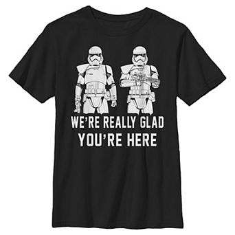 Boys 6-20 Star Wars: The Rise Of Skywalker We're Glad You're Here Graphic Tee