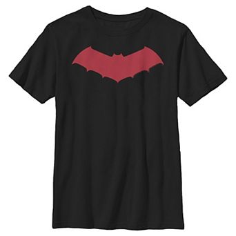 Boys 8-20 DC Comics Batman Red Chest Logo Graphic Tee