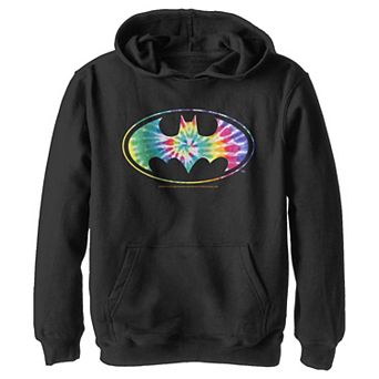 Boys 8-20 Batman Batman Tye Dye Fleece Pullover Graphic Hoodie