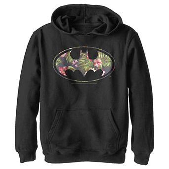 Boys 8-20 DC Comics Batman Tropical Logo Pullover Graphic Hoodie