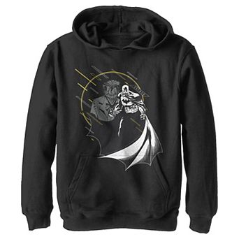 Boys 8-20 DC Comics Batman And Joker Circle Portrait Pullover Graphic Hoodie