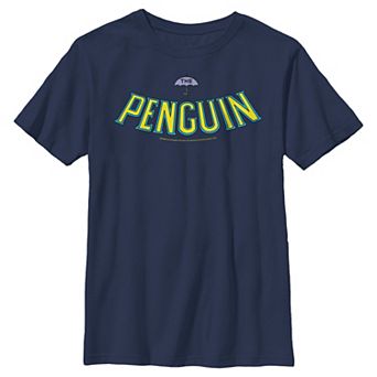 Boys 8-20 Batman Penguin Curve Logo Graphic Tee