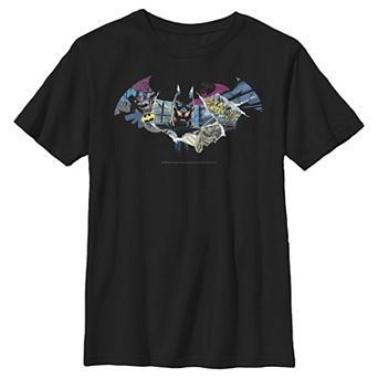 Boys 8-20 DC Comics Batman Dark Comic Logo Graphic Tee
