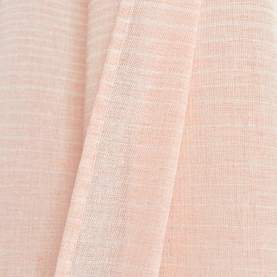 Lush Decor Ombre Stripe Grommet Sheer Window Curtain Set