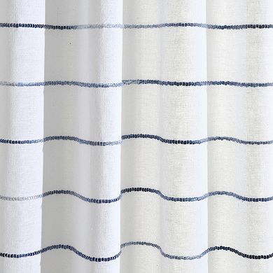 Lush Decor Ombre Stripe Yarn Dyed Cotton Window Curtain Set