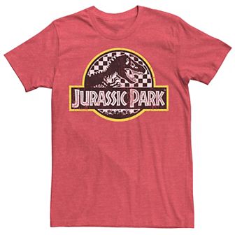 Men's Jurassic Park Checkered Classic Logo Tee
