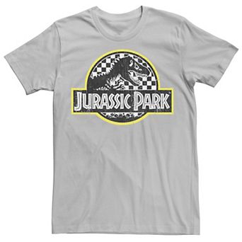 Men's Jurassic Park Checkered Classic Logo Tee