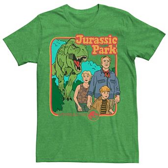 Men's Jurassic Park Vintage Characters Life Finds A Way Tee