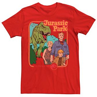 Men's Jurassic Park Vintage Characters Life Finds A Way Tee