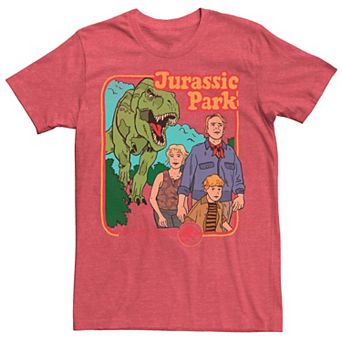 Men's Jurassic Park Vintage Characters Life Finds A Way Tee