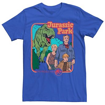 Men's Jurassic Park Vintage Characters Life Finds A Way Tee