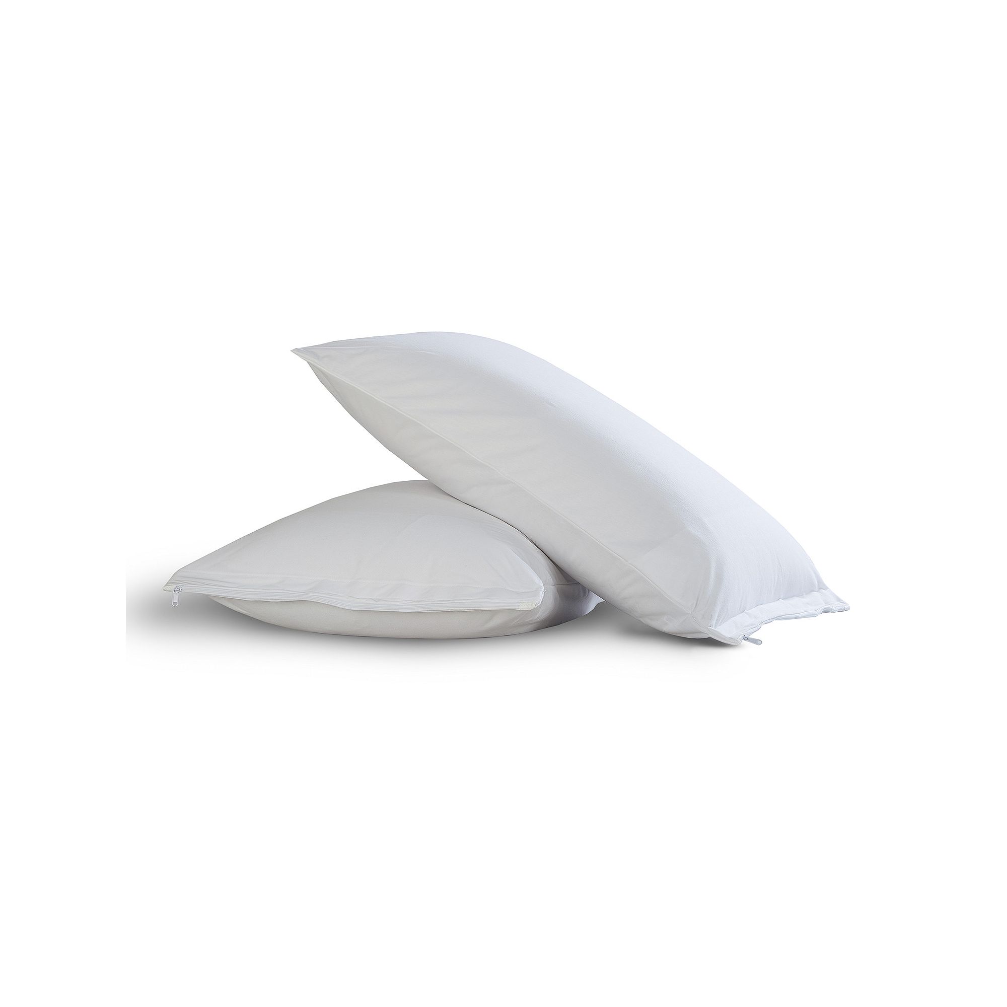 All-In-One 2-pack Pillow Protector with Bed Bug Blocker, White