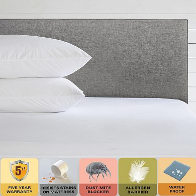 All-In-One 2-pack Pillow Protector with Bed Bug Blocker