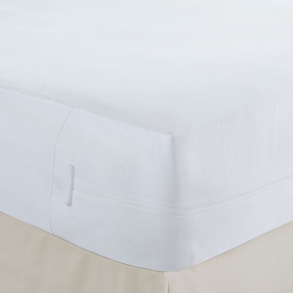 Twin All-In-One Mattress Protector Cover with Zippered Bed Bug Blocker -  All-In-One