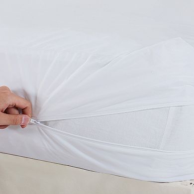 All-In-One Bed Zippered Mattress Cover with Bug Blocker