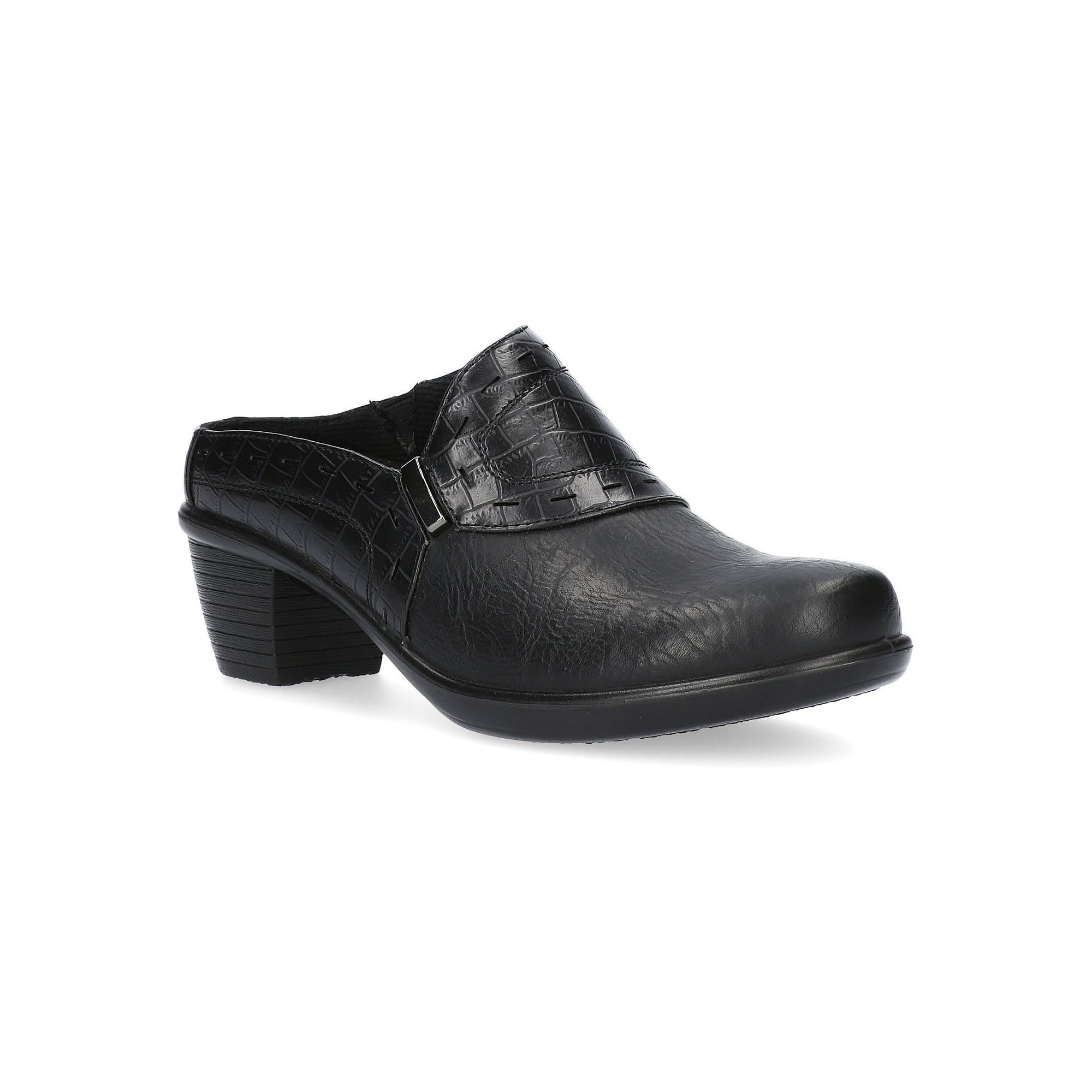 Easy Street Cynthia Womens Mules, Size: 6.5, Black Croco