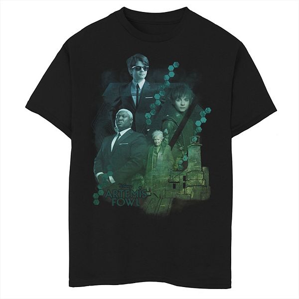 Disney's Artemis Fowl Boys 8-20 Gradient Group Shot Graphic Tee