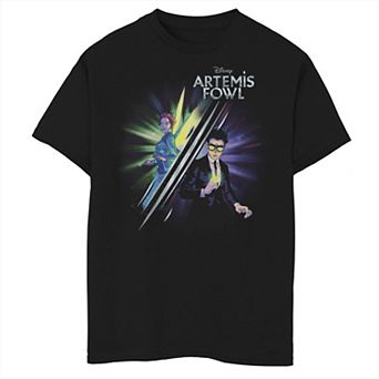 Disney's Artemis Fowl Boys 6-20 Cartoon Style Split Graphic Tee