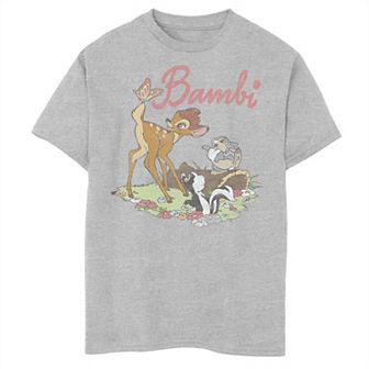 Disney's Bambi Boys 8-20 Group Shot Logo Graphic Tee