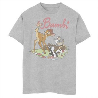 Disney's Bambi Boys 8-20 Group Shot Logo Graphic Tee