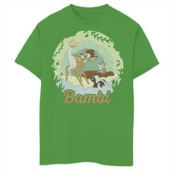 Disney's Bambi Boys 8-20 Thumper And Flower Paper Cut Portrait Graphic Tee