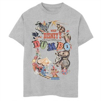 Disney's Dumbo Boys 8-20 Vintage Movie Poster Graphic Tee