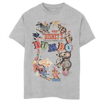 Disney's Dumbo Boys 8-20 Vintage Movie Poster Graphic Tee