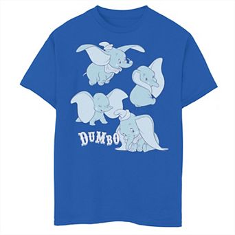 Disney's Dumbo Boys 8-20 Pink Poses Happy Collage Portrait Graphic Tee