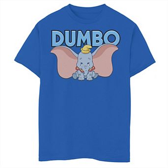 Disney's Dumbo Boys 8-20 Bold Blue Name Costumed Poster Graphic Tee