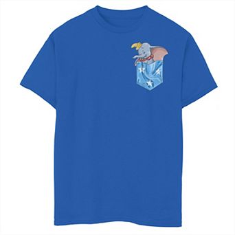 Disney's Dumbo Boys 8-20 in Star Pocket Left Chest Graphic Tee
