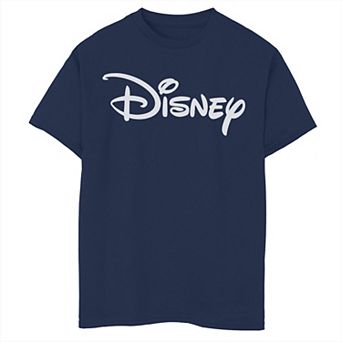 Disney Boys 6-20 Basic Logo Graphic Tee