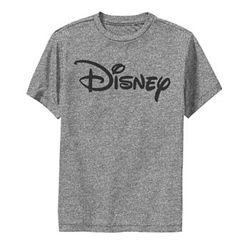 Disney Boys 8-20 Basic Disney Logo Performance Graphic Tee