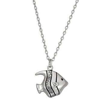 Sterling Silver Fish Necklace