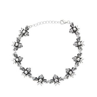 Sterling Silver Bumblebee Bracelet