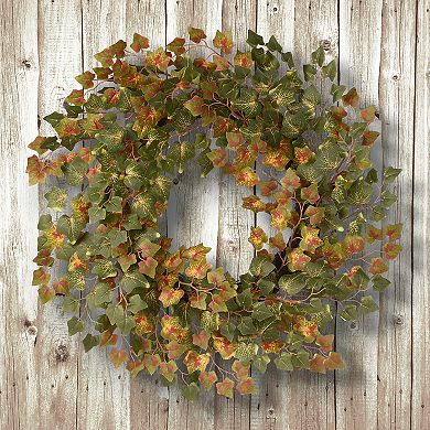 National Tree Company Harvest Artificial Ivy Wreath