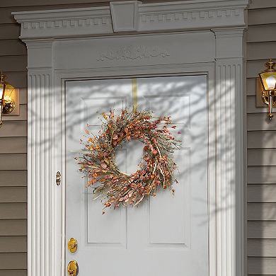 National Tree Company Autumn Artificial Wild Flowers Wreath