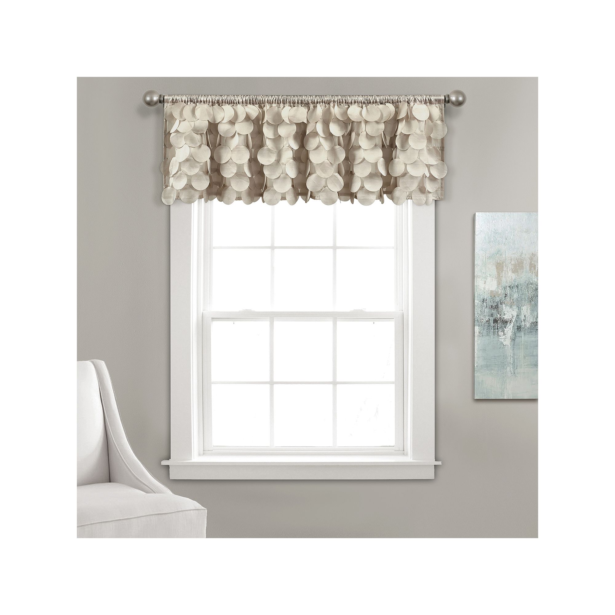 Lush Decor Gigi Valance, Wheat