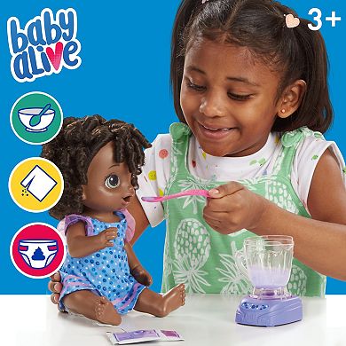 Baby Alive Magical Mixer Baby Doll Blueberry Blast