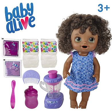 Baby Alive Magical Mixer Baby Doll Blueberry Blast