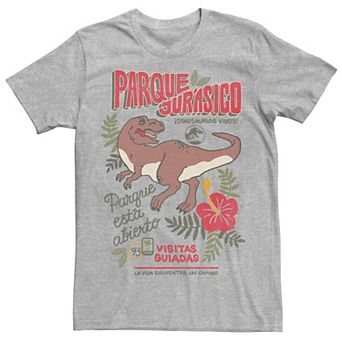 Men's Jurassic Park Spanish Opening Day Poster Tee