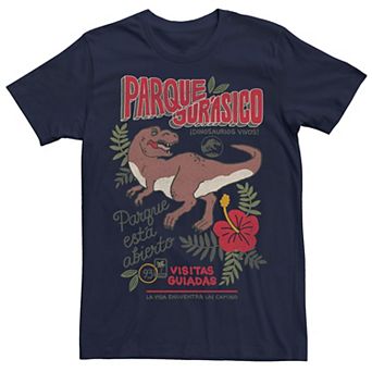 Men's Jurassic Park Spanish Opening Day Poster Tee