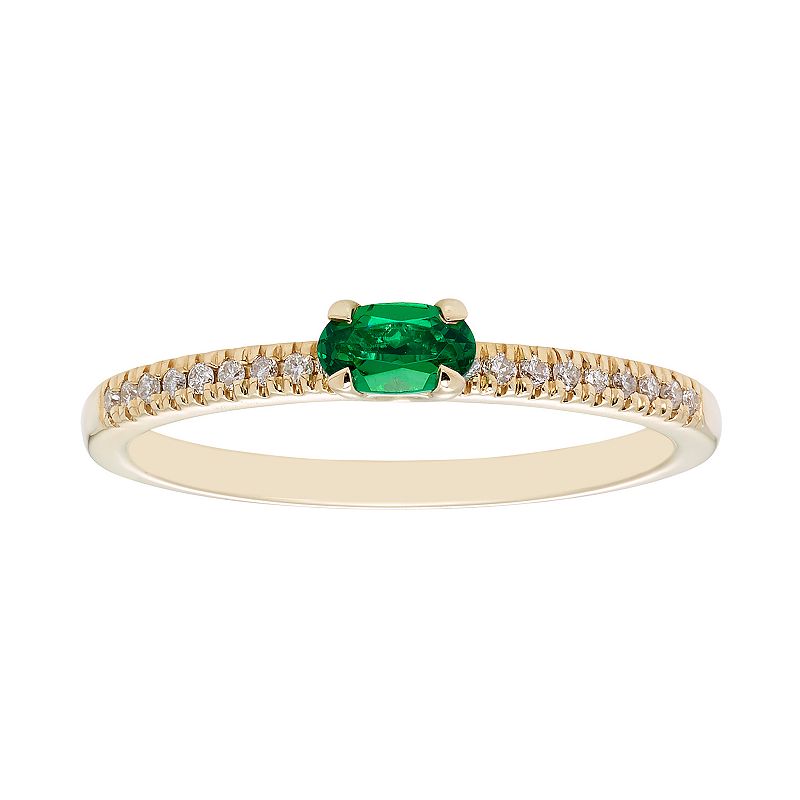 18892196 Boston Bay Diamonds 10k Gold Lab-Created Emerald & sku 18892196