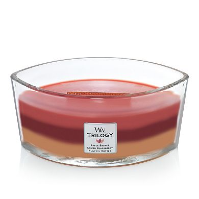 WoodWick Autumn Harvest Trilogy Ellipse Candle