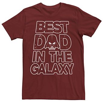 Men's Star Wars Vader Father's Day Galaxy's Best Tee
