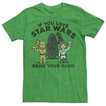 Men's Star Wars Raise Your Hands Doodle Sketch Tee